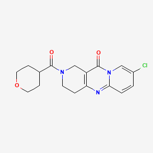 8-chloro-2-(tetrahydro-2H-pyran-4-carbonyl)-3,4-dihydro-1H-dipyrido[1,2-a:4',3'-d]pyrimidin-11(2H)-one