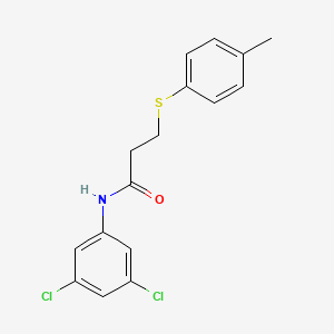 N-(3,5-dichlorophenyl)-3-(p-tolylthio)propanamide