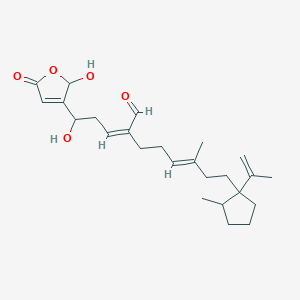 molecular formula C25H36O5 B025846 卢法瑞林 B CAS No. 108663-78-1
