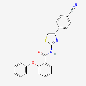 N-[4-(4-cyanophenyl)-1,3-thiazol-2-yl]-2-phenoxybenzamide