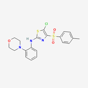 B2584644 5-chloro-N-(2-morpholinophenyl)-4-tosylthiazol-2-amine CAS No. 327081-62-9