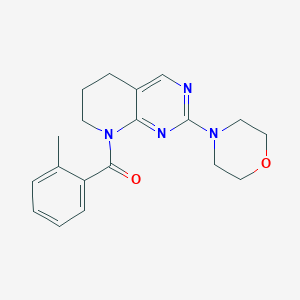 (2-morpholino-6,7-dihydropyrido[2,3-d]pyrimidin-8(5H)-yl)(o-tolyl)methanone