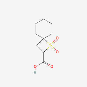 1,1-Dioxo-1lambda6-thiaspiro[3.5]nonane-2-carboxylic acid