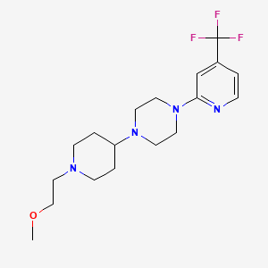 1-(1-(2-Methoxyethyl)piperidin-4-yl)-4-(4-(trifluoromethyl)pyridin-2-yl)piperazine