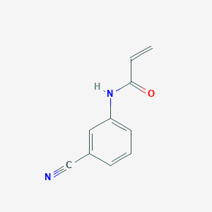 N-(3-cyanophenyl)prop-2-enamide