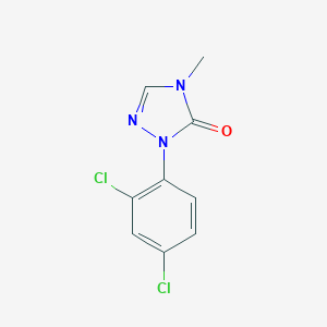 molecular formula C9H7Cl2N3O B258472 2-(2,4-dichlorophenyl)-4-methyl-2,4-dihydro-3H-1,2,4-triazol-3-one 