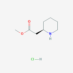 (R)-methyl 2-(piperidin-2-yl)acetate HCl