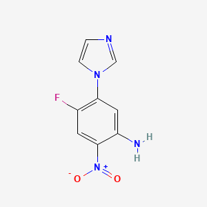 4-fluoro-5-(1H-imidazol-1-yl)-2-nitroaniline