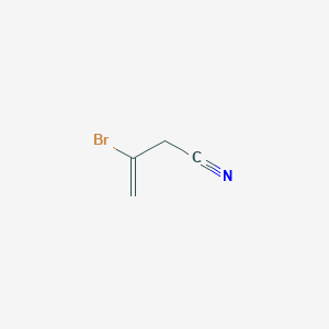 molecular formula C4H4BrN B2584772 3-Bromo-3-butenenitrile CAS No. 22468-43-5
