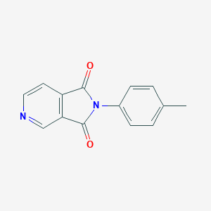 molecular formula C14H10N2O2 B258478 2-(4-methylphenyl)-1H-pyrrolo[3,4-c]pyridine-1,3(2H)-dione 