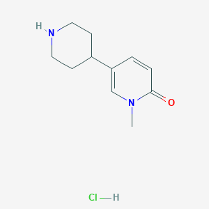 1-Methyl-5-(piperidin-4-yl)pyridin-2(1H)-one hydrochloride