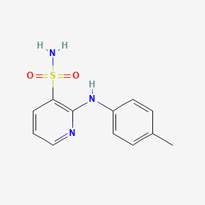 molecular formula C12H13N3O2S B2584847 2-[(4-Methylphenyl)amino]pyridine-3-sulfonamide CAS No. 1251591-79-3