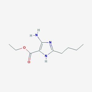 ethyl 4-amino-2-butyl-1H-imidazole-5-carboxylate