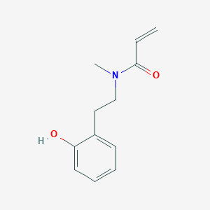 molecular formula C12H15NO2 B2584871 N-[2-(2-Hydroxyphenyl)ethyl]-N-methylprop-2-enamide CAS No. 2411238-04-3