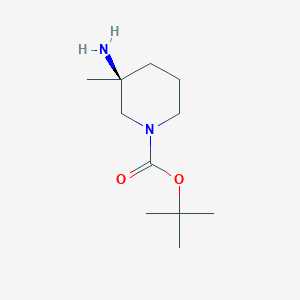 tert-butyl (3S)-3-amino-3-methyl-piperidine-1-carboxylate