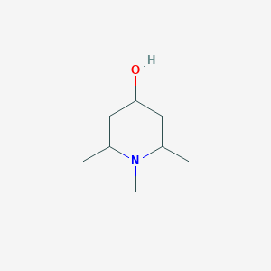molecular formula C8H17NO B2584918 1,2,6-三甲基哌啶-4-醇 CAS No. 90226-91-8