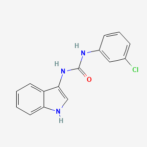 molecular formula C15H12ClN3O B2584922 1-(3-chlorophenyl)-3-(1H-indol-3-yl)urea CAS No. 941926-99-4