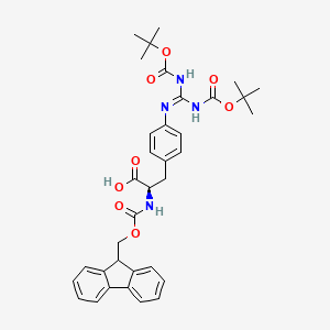 molecular formula C35H40N4O8 B2584932 Fmoc-D-(4,Bis(Boc)-guanido)Phe-OH CAS No. 2044709-96-6