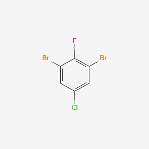 molecular formula C6H2Br2ClF B2584966 5-Chloro-1,3-dibromo-2-fluorobenzene CAS No. 1805525-99-8