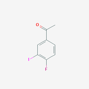 molecular formula C8H6FIO B2584978 1-(4-Fluoro-3-iodophenyl)ethan-1-one CAS No. 1824096-42-5
