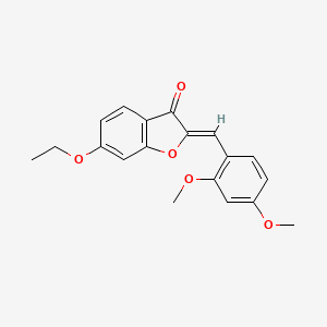 (Z)-2-(2,4-dimethoxybenzylidene)-6-ethoxybenzofuran-3(2H)-one