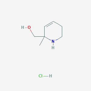 (6-Methyl-2,3-dihydro-1H-pyridin-6-yl)methanol;hydrochloride