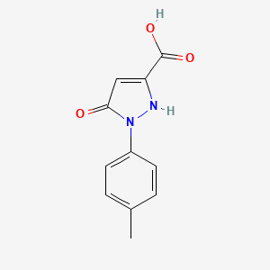 1-(4-methylphenyl)-5-oxo-2,5-dihydro-1H-pyrazole-3-carboxylic acid