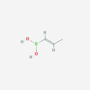 molecular formula C3H7BO2 B2585054 trans-1-Propen-1-ylboronic acid CAS No. 7547-97-9