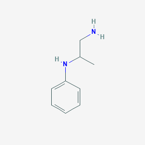 molecular formula C9H14N2 B2585059 N-(1-氨基丙烷-2-基)苯胺 CAS No. 42164-53-4