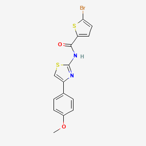 5-bromo-N-[4-(4-methoxyphenyl)-1,3-thiazol-2-yl]thiophene-2-carboxamide