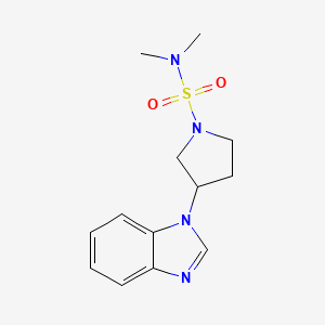 3-(1H-benzo[d]imidazol-1-yl)-N,N-dimethylpyrrolidine-1-sulfonamide
