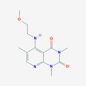 5-((2-methoxyethyl)amino)-1,3,6-trimethylpyrido[2,3-d]pyrimidine-2,4(1H,3H)-dione