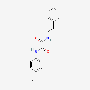 N-[2-(cyclohexen-1-yl)ethyl]-N'-(4-ethylphenyl)oxamide