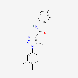 N,1-bis(3,4-dimethylphenyl)-5-methyl-1H-1,2,3-triazole-4-carboxamide