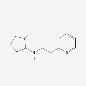 2-methyl-N-[2-(pyridin-2-yl)ethyl]cyclopentan-1-amine