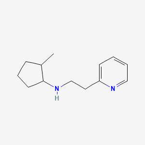 molecular formula C13H20N2 B2585152 2-甲基-N-[2-(吡啶-2-基)乙基]环戊-1-胺 CAS No. 1341517-01-8