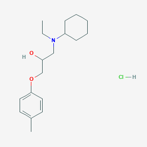 1-(Cyclohexyl(ethyl)amino)-3-(p-tolyloxy)propan-2-ol hydrochloride
