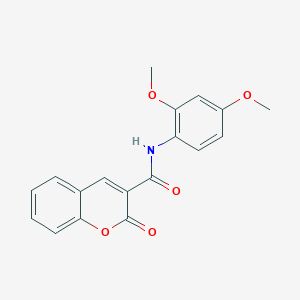 molecular formula C18H15NO5 B2585193 N-(2,4-dimethoxyphenyl)-2-oxo-2H-chromene-3-carboxamide CAS No. 301159-76-2