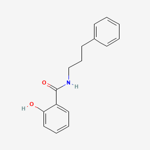 molecular formula C16H17NO2 B2585194 2-hydroxy-N-(3-phenylpropyl)benzamide CAS No. 153810-66-3
