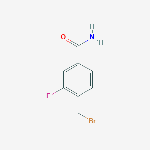4-(Bromomethyl)-3-fluorobenzamide