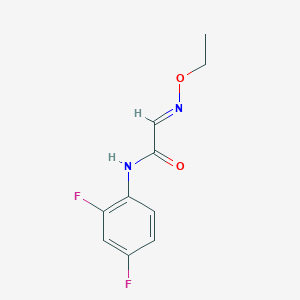 molecular formula C10H10F2N2O2 B2585291 N-(2,4-difluorophenyl)-2-(ethoxyimino)acetamide CAS No. 866043-47-2