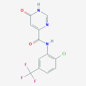 N-(2-chloro-5-(trifluoromethyl)phenyl)-6-hydroxypyrimidine-4-carboxamide