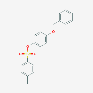 molecular formula C20H18O4S B258532 4-(Benzyloxy)phenyl 4-methylbenzenesulfonate 