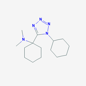 molecular formula C15H27N5 B258533 1-(1-cyclohexyl-1H-tetrazol-5-yl)-N,N-dimethylcyclohexanamine 