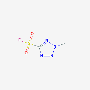 molecular formula C2H3FN4O2S B2585390 2-methyl-2H-1,2,3,4-tetrazole-5-sulfonyl fluoride CAS No. 2137575-68-7