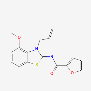 (Z)-N-(3-allyl-4-ethoxybenzo[d]thiazol-2(3H)-ylidene)furan-2-carboxamide