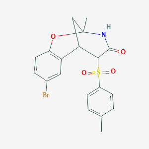 8-bromo-2-methyl-5-tosyl-5,6-dihydro-2H-2,6-methanobenzo[g][1,3]oxazocin-4(3H)-one