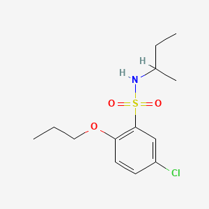 B2585501 N-(sec-butyl)-5-chloro-2-propoxybenzenesulfonamide CAS No. 941003-30-1