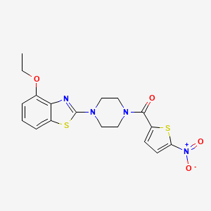 (4-(4-Ethoxybenzo[d]thiazol-2-yl)piperazin-1-yl)(5-nitrothiophen-2-yl)methanone