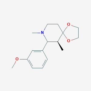 molecular formula C16H23NO3 B258561 (6S)-7-(3-methoxyphenyl)-6,8-dimethyl-1,4-dioxa-8-azaspiro[4.5]decane 